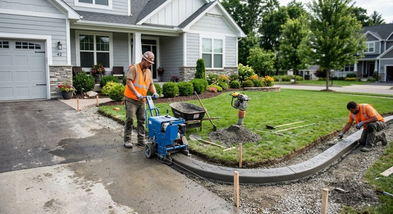 Concrete Curbing Installation in Citrus County, FL